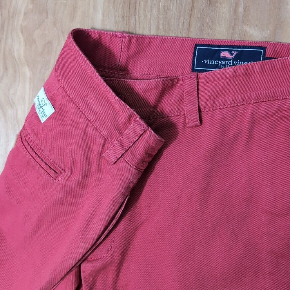 Vineyard Vines Slim straight Fit Club Pant Men's 32 x 32 Pink‎ Cotton EUC